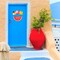 Hello Summer Decorations for Home Watermelon Door Hanger Sign 11 x 11.8 Inch Wooden Welcome Hanging Door Sign Decorative Ice Lolly Sunmmer Wall Decor for Front Door Wall Home